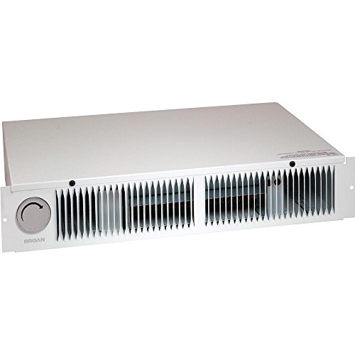 Broan-NuTone Broan 112 Kickspace Fan-Forced Wall Heater with Built-In Thermostat, White