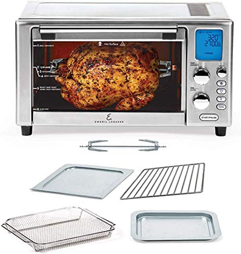  Emeril-Lagasse Emeril Lagasse Power Air Fryer Oven 360 | 2020 Model | Special Edition | 9-in-1 Multi Cooker | Free Emeril?s Recipe Book Included |Digital Display, Slick Design, Ultra Quiet, 12 Preset...