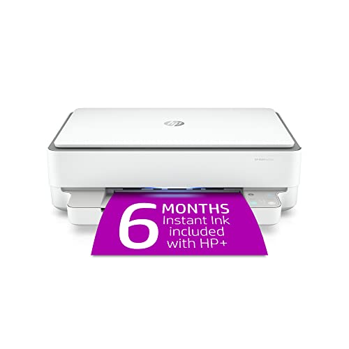 HP ENVY 6055e All-in-One Wireless Color Printer, with bonus 6 months free Instant Ink with + (223N1A)