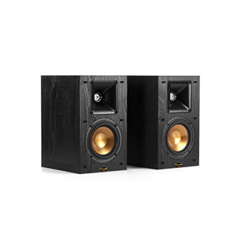 Klipsch Synergy Black Label B-100 Bookshelf Speaker Pair with Proprietary Horn Technology, a 4? High-Output Woofer and a Dynamic .75? Tweeter for Surrounds or Front Speakers in Black