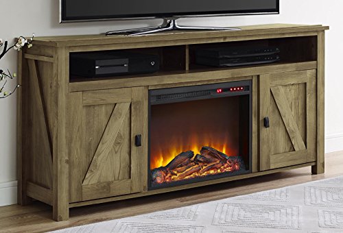 Ameriwood Home Farmington Electric Fireplace TV Console for TVs up to 60