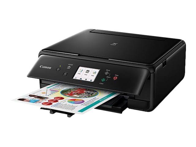 Canon USA Inc. Compact TS6020 Wireless Home Inkjet All-in-One Printer, Copier & Scanner, Mobile Printing, Auto Duplex and Business Card Printing, Black