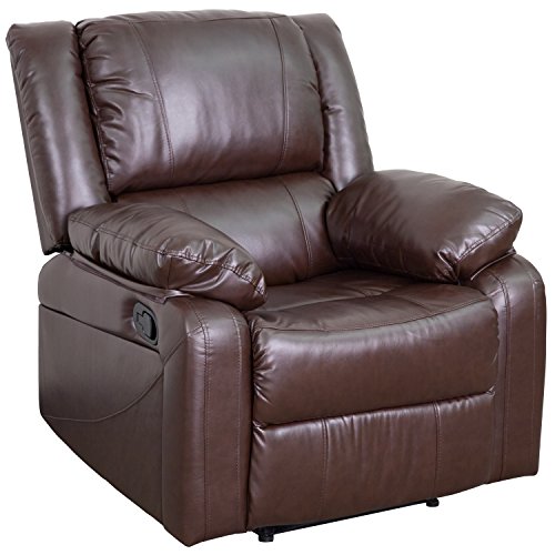 Flash Furniture BT-70597-1-BN-GG  Harmony Series Brown Leather Recliner