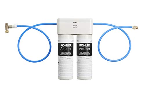 KOHLER 77686-NA Aquifer Double Cartridge Water Filtration System