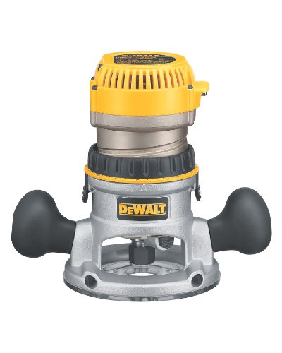 DEWALT DW618 2-1/4 HP Electronic Variable-Speed Fixed-Base Router