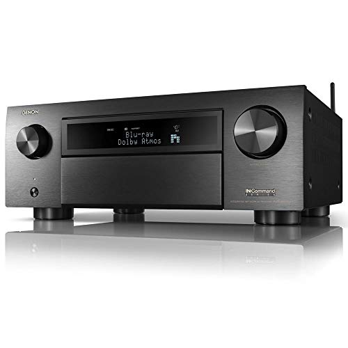 Denon AVR-X6700H 8K Ultra HD 11.2 Channel (140 Watt X 11) AV Receiver 2020 Model - 3D Audio & Video with IMAX Enhanced, Built for Gaming, Music Streaming, Alexa + HEOS