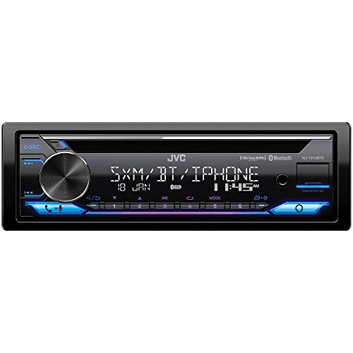 JVC KD-T910BTS Car Stereo with Bluetooth, Front USB, AUX, Amazon Alexa, SirusXM Radio Ready, Hi-Power Amplifier