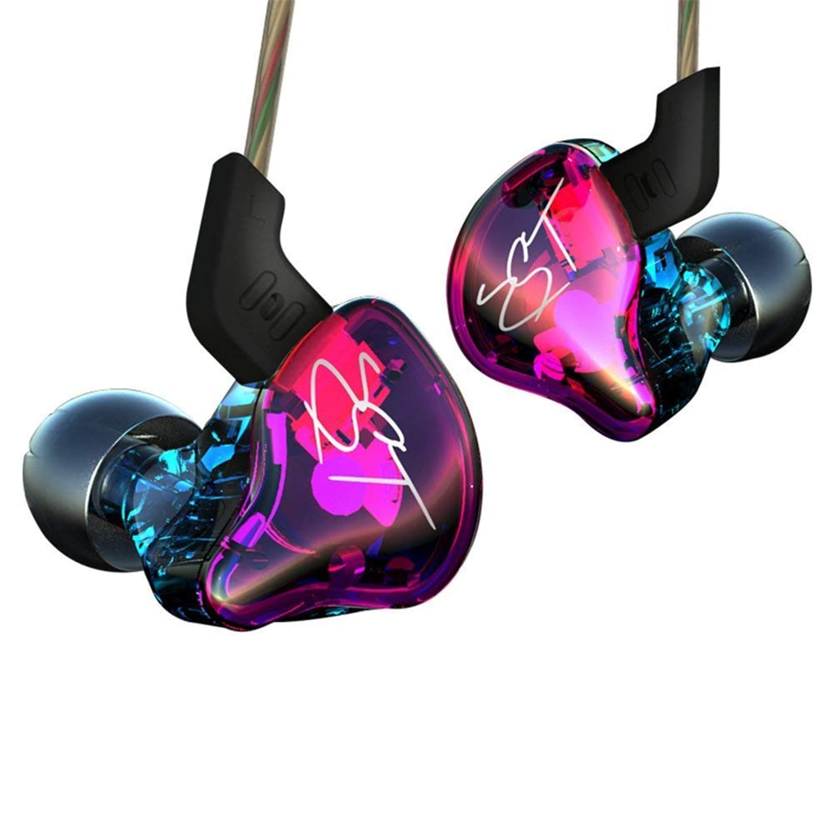 YINYOO Easy  ZST Colorful Hybrid Banlance Armature with Dynamic in-Ear Earphone 1BA+1DD HiFi Headset (Colorful ZST Nomic)