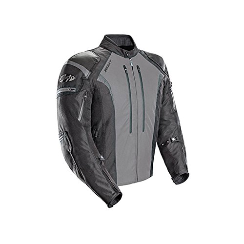 Joe Rocket Atomic 5.0 Men's Textile On-Road Motorcycle Jacket - Black/Grey / Large