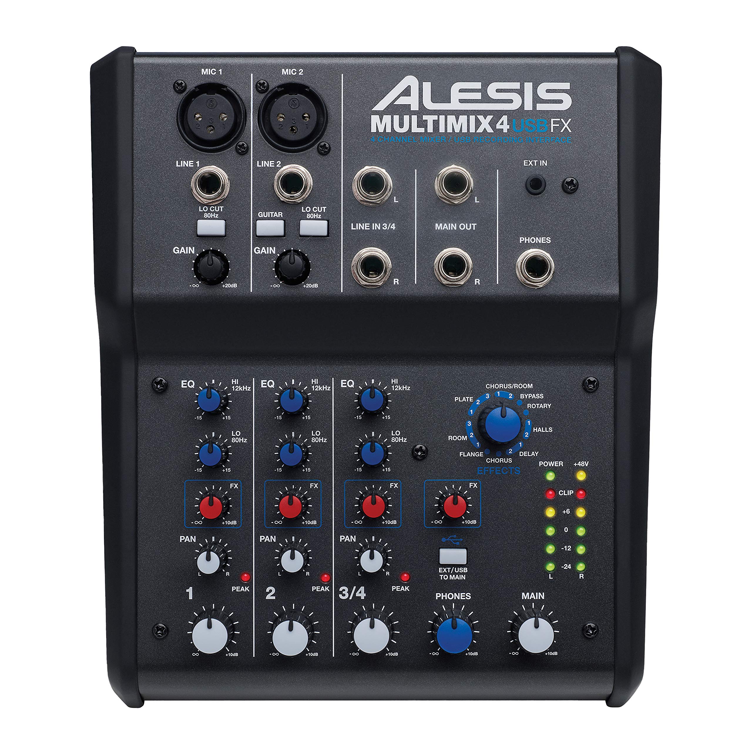 Alesis MultiMix USB FX | Channel Mixer with Effects & USB Audio Interface