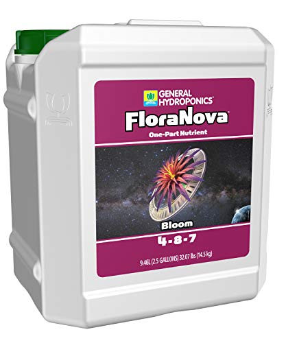 General Hydroponics HGC718808 FloraNova Bloom One-Part Nutrient 2.5-Gallon