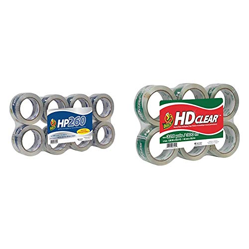 Duck Brand High Performance Packaging Tape with Dispenser