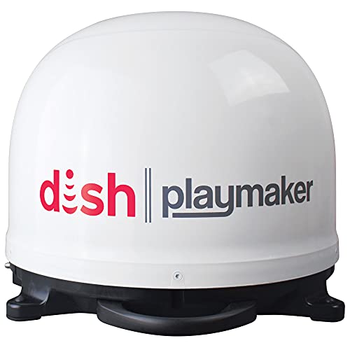 Winegard Dish Playmaker Dual Portable Automatic Satellite Antenna with Dish Wally HD Receiver