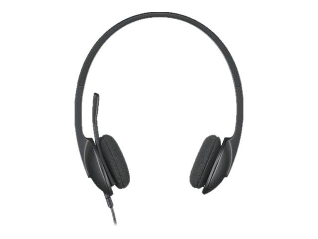 Logitech USB Headset H340 for Internet Calls and Music - Black