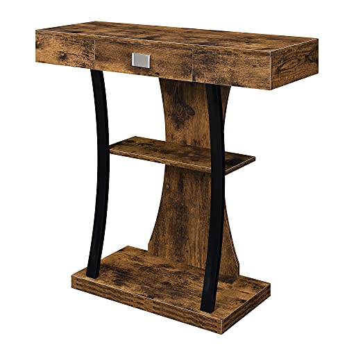 Convenience Concepts Newport 1-Drawer Harri Console Table with Shelves