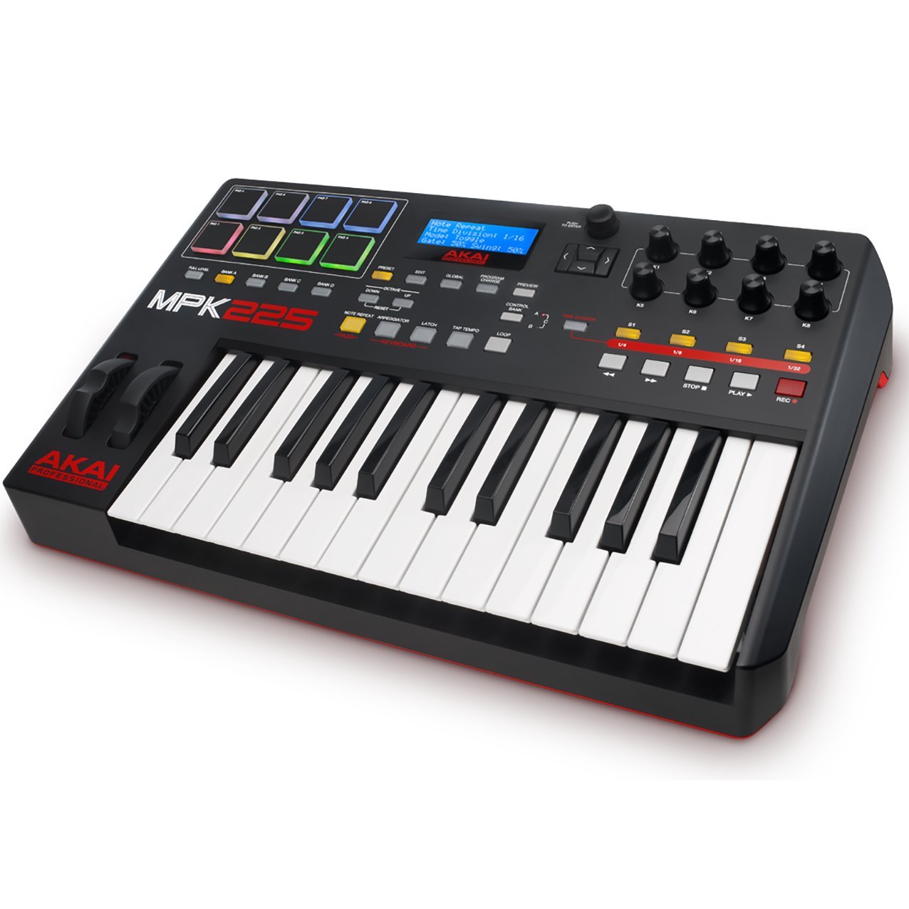 Akai Professional MPK225 - USB MIDI Keyboard Controller with 25 Semi Weighted Keys