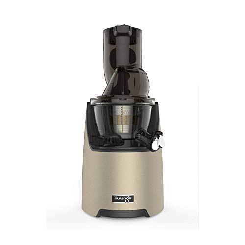 Kuvings Whole Slow Juicer EVO820CG Higher Nutrients and Vitamins, BPA-Free Components, Easy to Clean, Ultra Efficient 240W, 50RPMs, Includes Smoothie and Blank Strainer