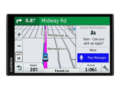 Garmin DriveSmart 61 NA LMT-S with Lifetime Maps/Traffic, Live Parking, Bluetooth,WiFi, Smart Notifications, Voice Activation, Driver Alerts, TripAdvisor, Foursquare