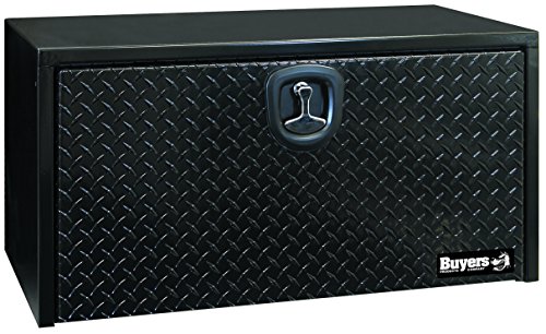Buyers Products Black Steel Underbody Truck Box w/ Aluminum Door (18X18X36 Inch)