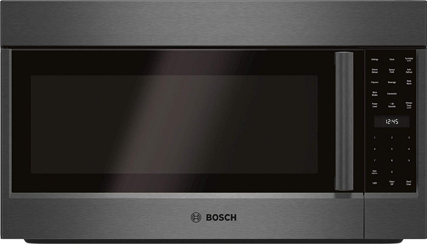 Bosch 800 Series 30" Over-the-range Convection Microwave, Hmv8044u, Black Stainless Steel
