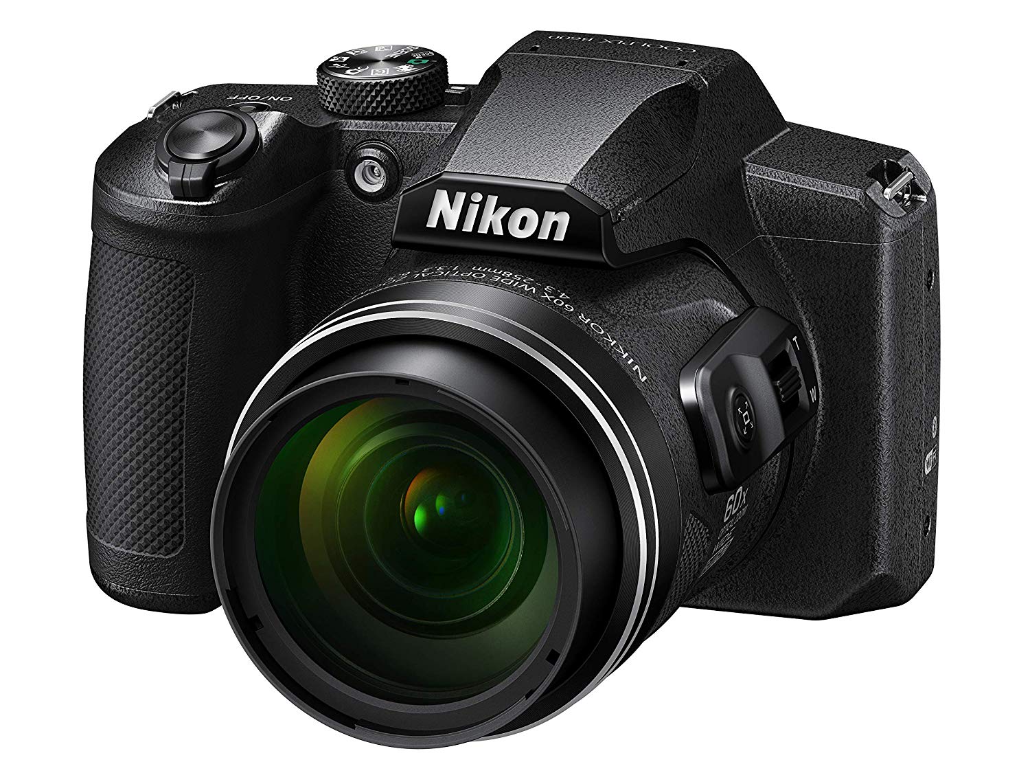 Nikon COOLPIX B600 16MP Compact Digital Point & Shoot Camera, 60x Optical Zoom, Black