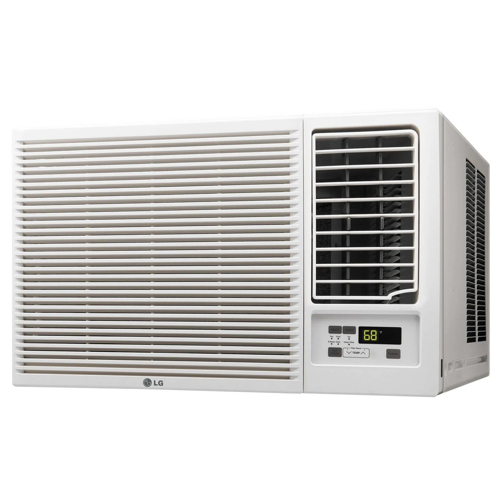 LG Electronics LG 12,000 BTU 230V Window-Mounted AIR Conditioner with 11,200 BTU Heat Function
