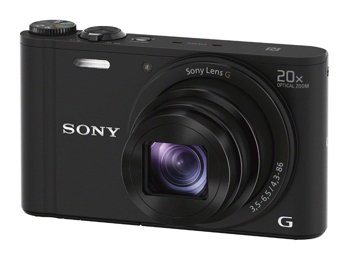 Sony Cyber-shot DSC-WX350 Digital Point & Shoot Camera, Black