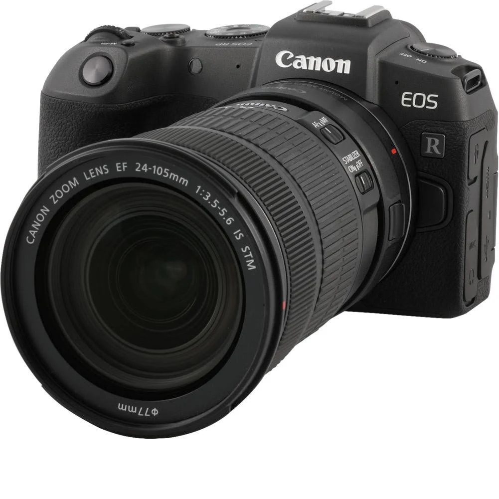 Canon USA Canon EOS RP Mirrorless Camera with EF 24-105mm f/3.5-5.6 IS STM Lens & EF-EOS R Adapter