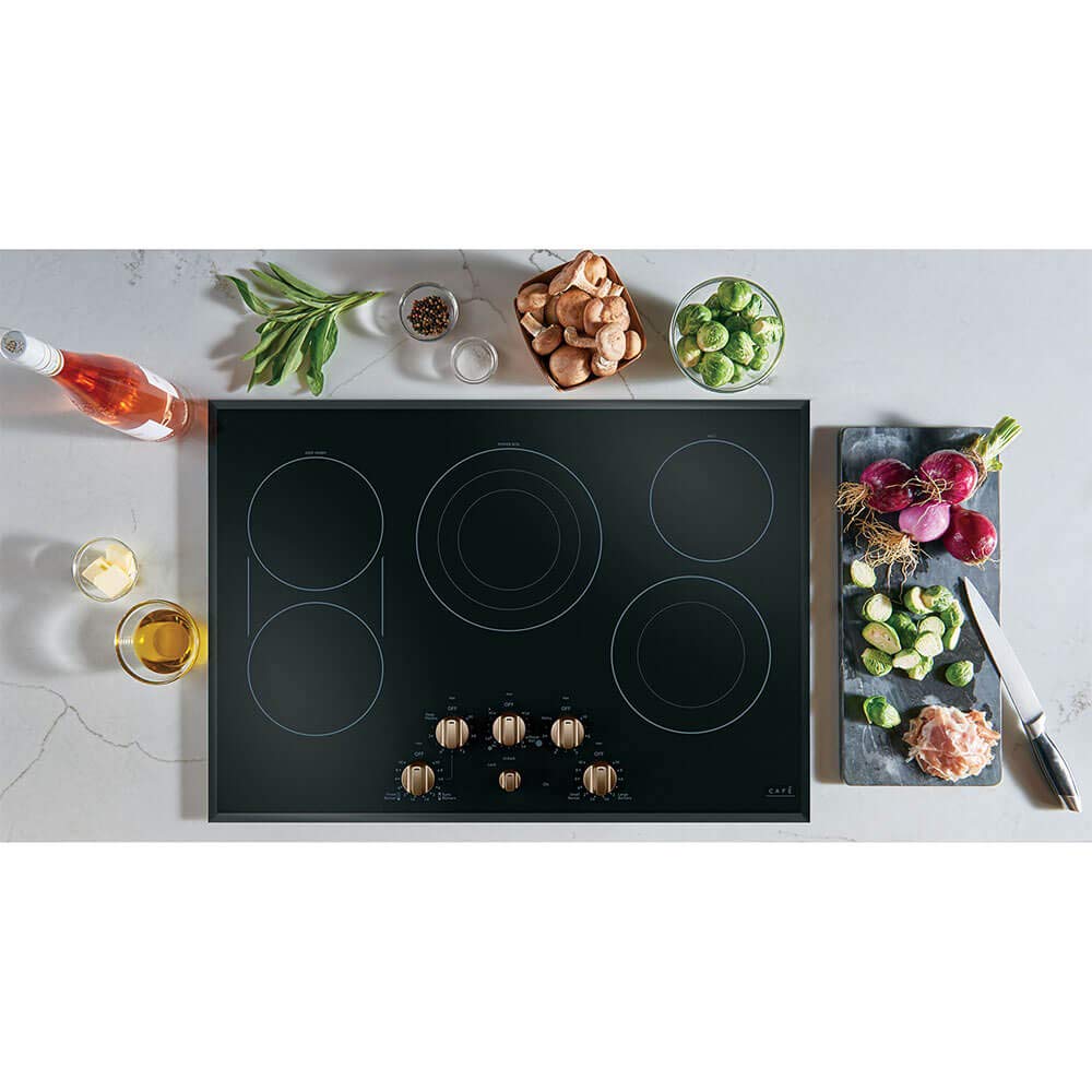 General Electric Cafe CEP70303MS2 30 inch Smoothtop Electric Cooktop